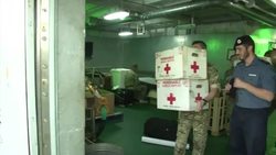 Navy medical ship departs with troops and supplies for Sierra Leone News Clip
