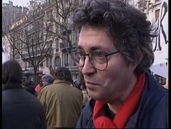 FRANCE: PUBLIC WORKERS STRIKE: PARIS DEMONSTRATION News Clip