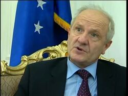 NEW Sejdiu confident ahead of UN court hearing on Kosovo's split from Serbia News Clip