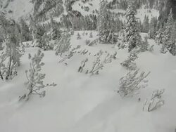 POV of a skier skiing on a snow covered mountain in the winter. - Model Released - HD Stock Footage