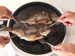 HD: Fried Fish Stock Footage