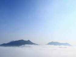 Timelapse of fog Stock Footage