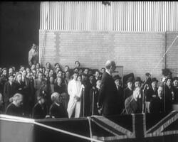 EMPIRE LEADERS ON THE WAR PATH - LORD HALIFAX News Clip