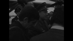 CAN754 COSMONAUT LEONOV ARRIVES FOR JULES VERNE CENTENARY EXHIBITION News Clip