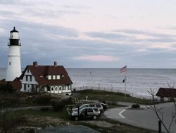 Historic Lighthouse  Stock Footage