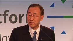 UN chief addresses conference about recent changes in Arab world News Clip