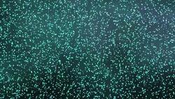 TURQUOISE PARTICLE BACKGROUND Stock Footage