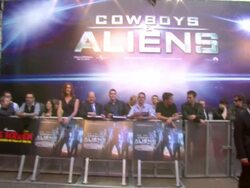 Atmosphere at the Cowboys & Aliens UK Premiere at London England. (Footage by WireImage Video/Getty Images Entertainment Video) Stock Footage