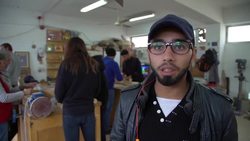 Palestinian refugees learn carpentry skills News Clip