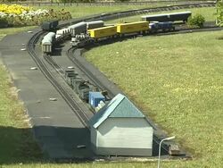 Block Shot Mini Europe Brussels Belgium Stock Footage