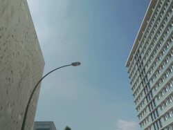 soviet architecture,Kino Cinema,Karl Marx Alle,TD Stock Footage