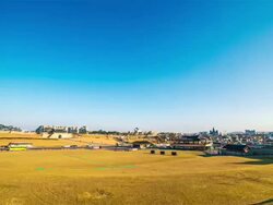 WS POV T/L View of Circumference of suwon castle / Suwon, Gyeonggi-do, South Korea Stock Footage