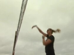 EVENT CAPSULE CLEAN - ASICS World Series Of Beach Stock Footage