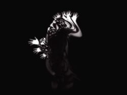 Abstract Dancer Silhouette Fast Stock Footage