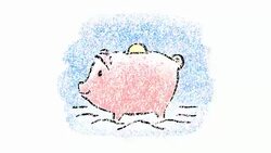 Savings in extreme winter weather. Stock Footage