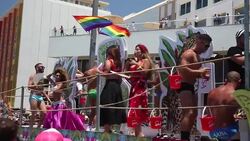 CLEAN : Tens of thousands participate in Israel's annual gay pride News Clip