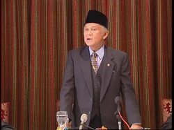 UK: INDONESIAN VICE PRESIDENT HABIBIE SPEAKS AT BUSINESS LUNCH News Clip