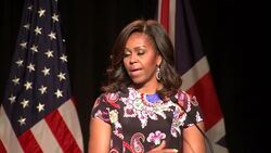 Michelle Obama gives a speech at Mulberry School for Girls News Clip