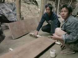 A traditional funeral in Laos Stock Footage