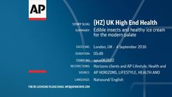 Edible insects and healthy ice cream for the modern palate Instructional Video