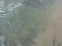 Aerial W/S, Atmospheric River in Winter Stock Footage