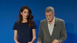 Amal and George Clooney help launch initiative to improve global criminal justice oversight News Clip