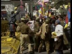 Tibetan peace march News Clip