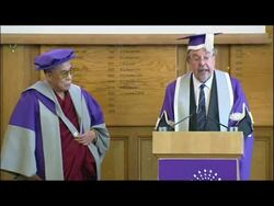 Dalai Lama Receives Honorary Doctorate Part 1  News Clip