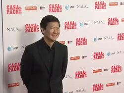 Ken Jeong at Casa De Mi Padre Los Angeles Premiere Stock Footage