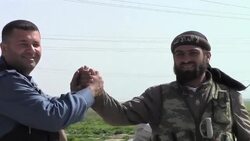 CLEAN : Arab rebels and Kurdish News Clip