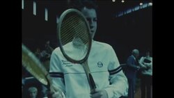 SYND 01 12 82 DAVIS CUP MCENROE PRACTICE News Clip