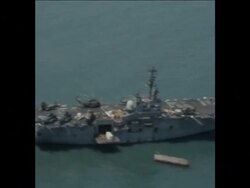 SYND 13-5-74 MORE US SHIPS ARRIVE TO HELP CLEAR SUEZ CANAL News Clip