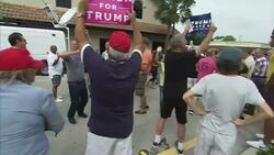 Vox Pop with Democratic supporter at Clinton Ralley News Clip