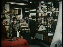 Department store, London, UK, 1963 Stock Footage