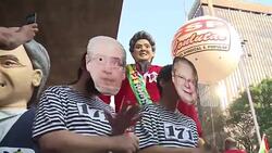 CLEAN : Unions march against Brazil austerity measures News Clip