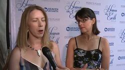 INTERVIEW - Anna Graves, Lara Jill Miller on the event at 2016 Heaven on Earth Gala: The Perry MacFarlane Legacy Honoring 20th Century Fox TV Animation, Amanda Seyfried and Karma Rescue Stock Footage