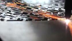 HD Industrial Laser cutting Stock Footage