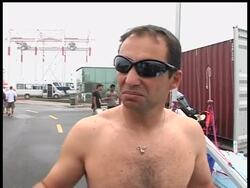 China's latest Olympics nightmare is a vast algae bloom that covers one-third of the sea where the world's best sailors are supposed to be competing in just over a month. Athletes call it the blob, the carpet, the fairway. News Clip