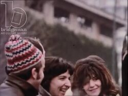 Five Nations rugby match, France Vs Ireland, Paris 1970s Stock Footage