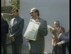 MEXICO: RUSHDIE OPENS WRITERS REFUGEE CENTRE News Clip