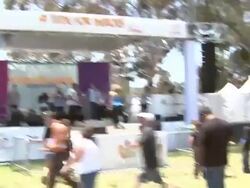 20th Anniversary 'A Time For Heroes' Celebrity Carnival Sponsored By Disney Stock Footage