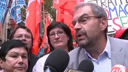 VOICED: French strike again to defend retirement at 60 News Clip