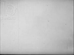 Korean refugees crossing the North-South border, refugee camp with adults and children sleeping and eating. 1950 Stock Footage