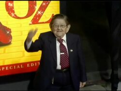 'Wizard Of Oz' Ruby Red Slipper DVD Gala Screening arrivals Stock Footage