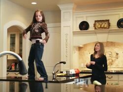 children getting caught being mischievous Stock Footage