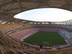 Construction At Arena Da Amazonia in Manaus, Brazil Stock Footage