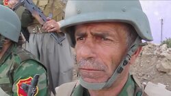 CLEAN : Iraq: Pershmergas fight IS in Makhmor News Clip