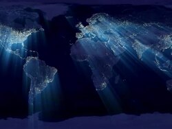 Night Earth for Tv HD Ntsc Stock Footage