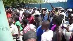 CLEAN : Cholera victims demonstrate as UN Security Council visits Haiti News Clip