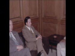 UPITN 3 5 73 LUXEMBOURG FOREIGN MINISTER THERN VISIT News Clip